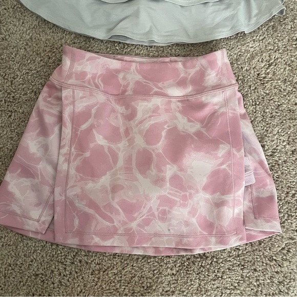 Athleta Girls Skort Bundle (2) Pink and White Athleisure Preppy - Picture 4 of 9